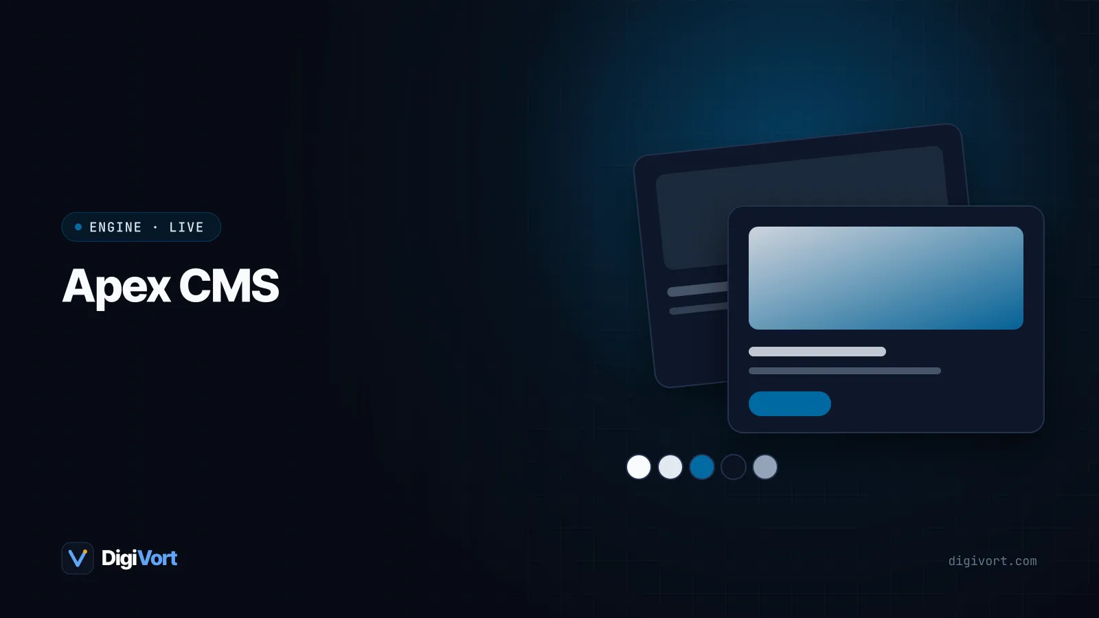 Apex CMS interface illustration